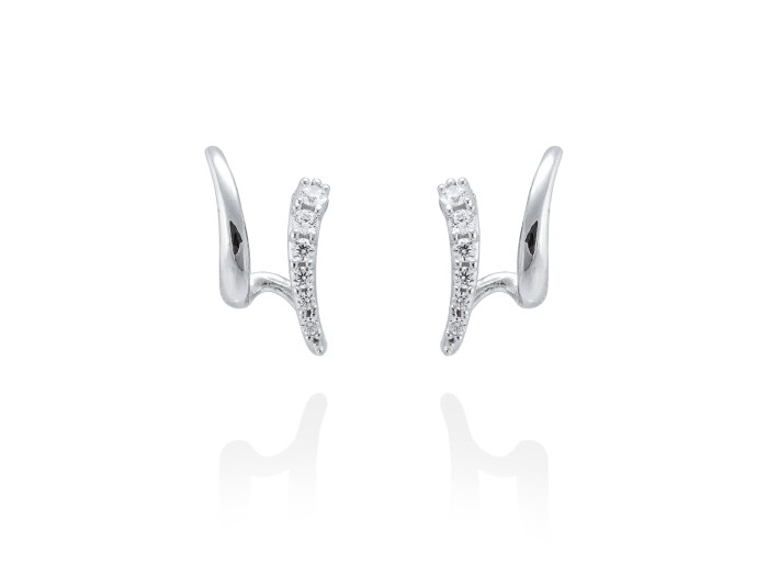 Pendientes MESINA  en plata dorada