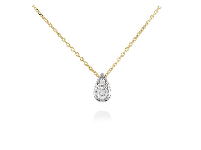 Halskette in 18kt. Gold und Diamanten