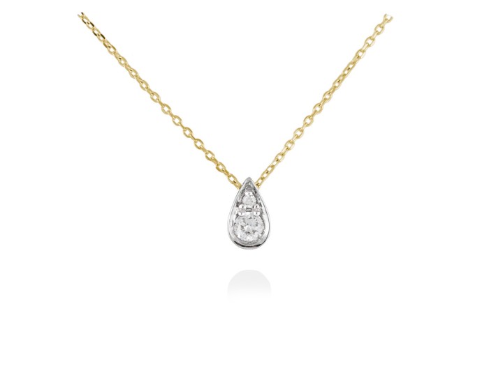 Necklace in 18kt. Gold and diamonds