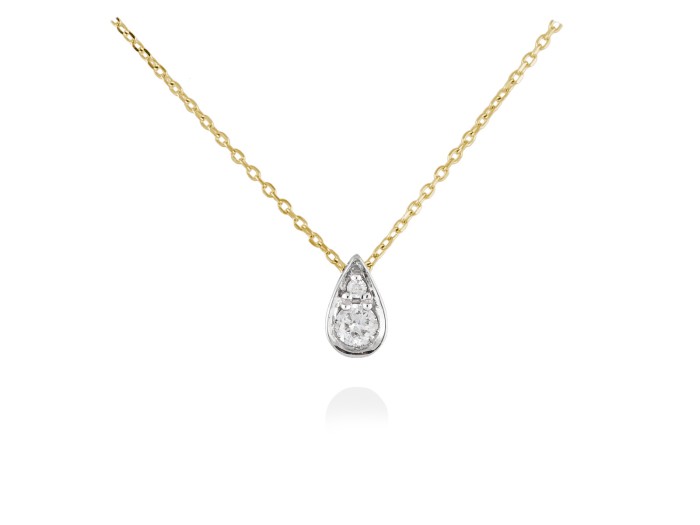 Halskette in 18kt. Gold und Diamanten