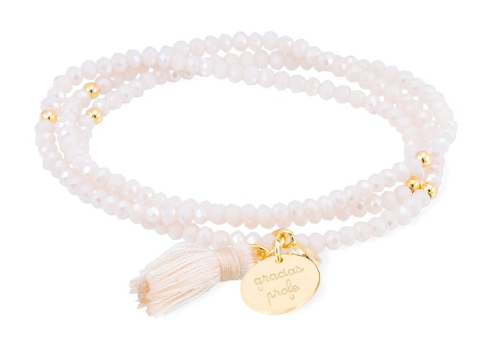 Bracelet ZEN  in golden silver