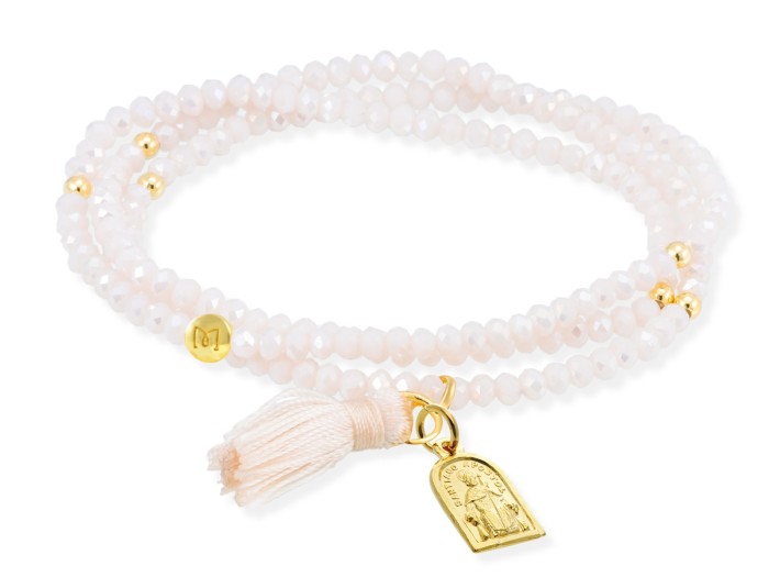 Bracelet ZEN  in golden silver