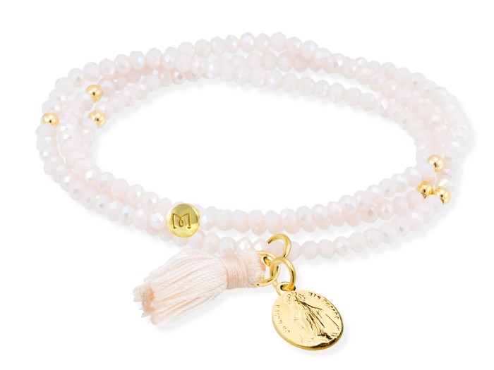 Bracelet ZEN  in golden silver