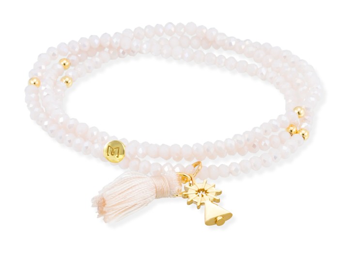 Bracelet ZEN  in golden silver