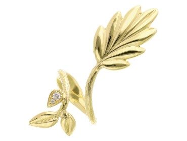 Ring PALMA  in golden silver