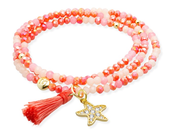 Bracelet ZEN PEACH with sun