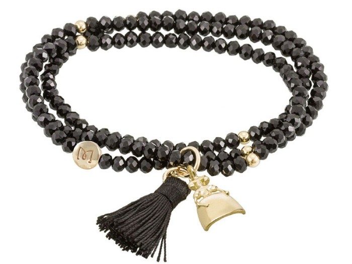 Bracelet ZEN BLACK with angel