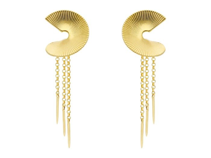 Pendientes de plata largos. ENDLESS