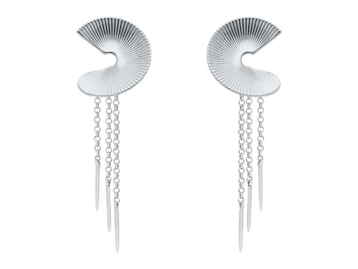 Pendientes de plata largos. ENDLESS