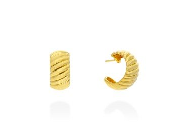 Pendientes aro gallonado Endless