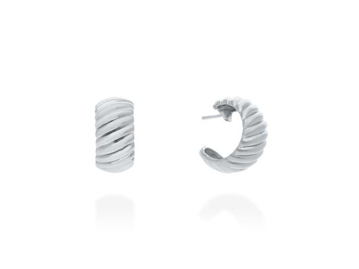 Pendientes aro gallonado Endless