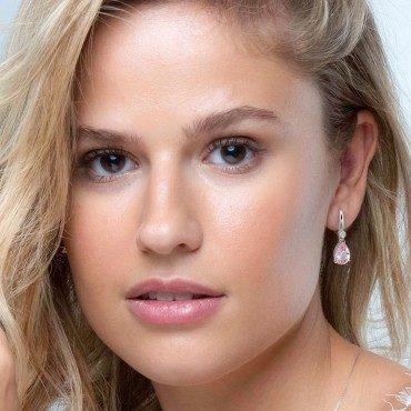 Pendientes de Oro 18Kt  talla pera