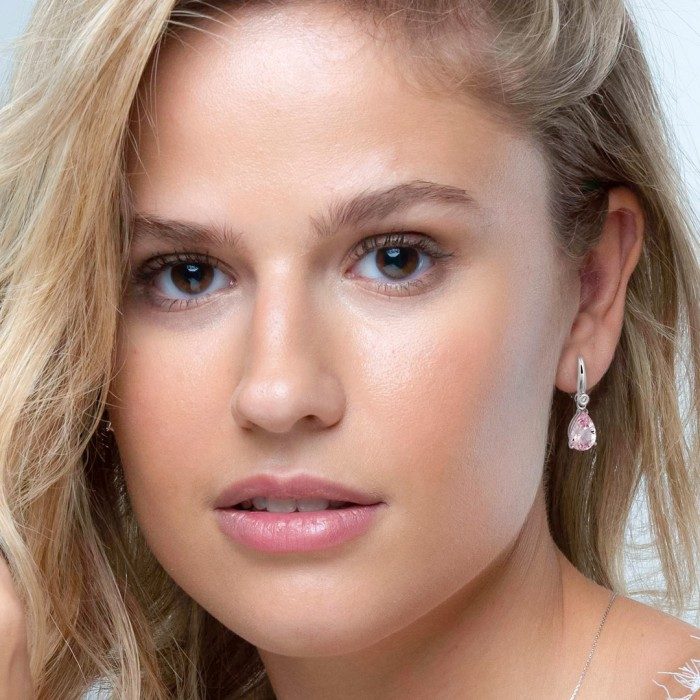 Pendientes de Oro 18Kt  talla pera