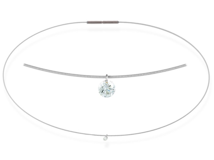 Necklace in 18kt. Gold and diamonds