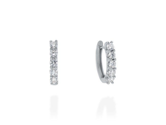 Pendientes de oro y diamantes