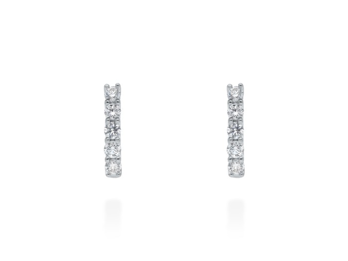 Pendientes de oro y diamantes