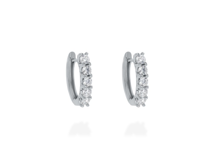 Pendientes de oro y diamantes