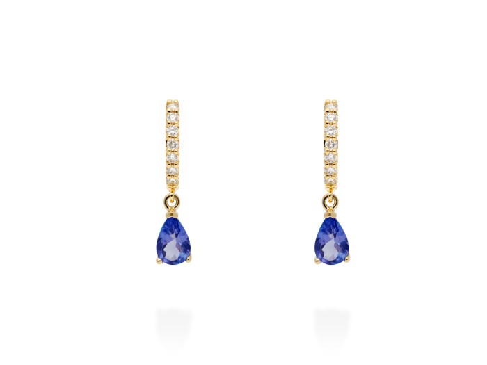 Earrings   in 18kt yellow Gold and diamonds