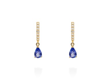 Earrings   in 18kt yellow Gold and diamonds