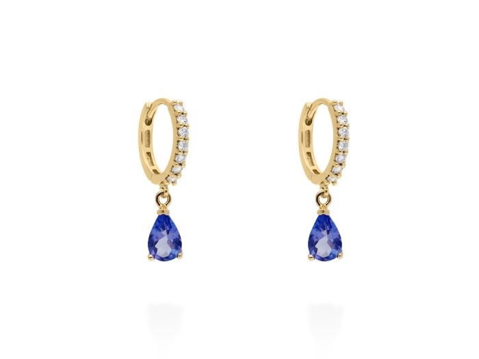 Ohrringe   in 18kt Gelbgold und Diamanten