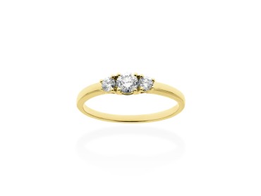 Ring   in 18kt Gelbgold und Diamanten