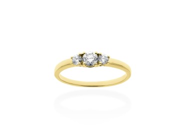 Ring   in 18kt yellow Gold and diamonds