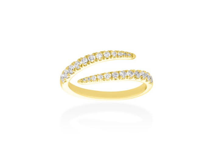 Ring   in 18kt Gelbgold und Diamanten