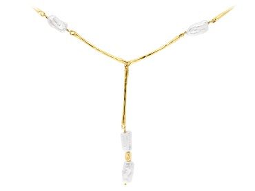 Gargantilla NAGORI de plata con perlas