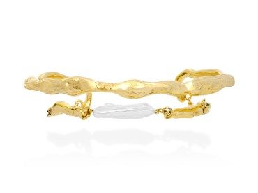 Pulsera de plata con perlas