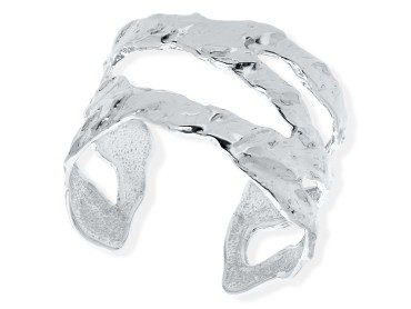 Brazalete de plata TSURU