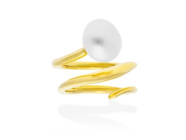 Anillo de plata con perla DANSU