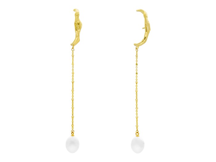 Pendientes de plata con perlas AME