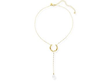 Gargantilla de plata con perla AME