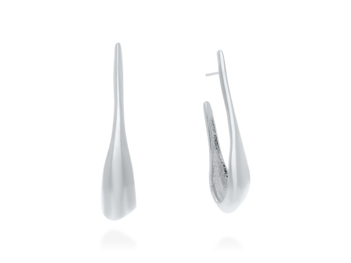 Pendientes de plata Tsuru