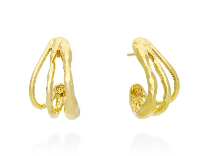 Pendientees de plata aro Tsuru