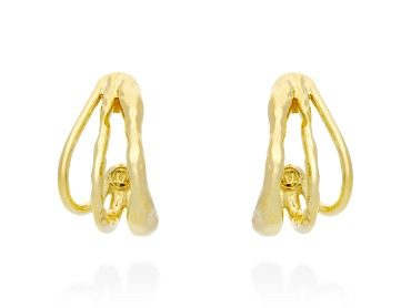 Pendientees de plata aro Tsuru