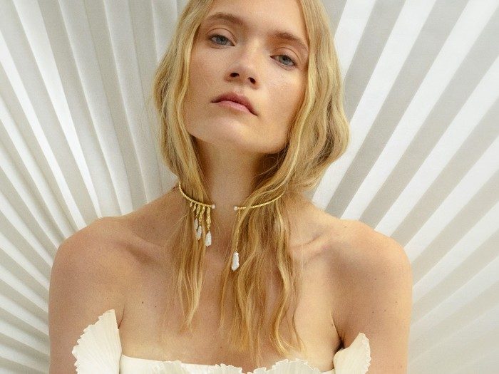 Choker de plata con perlas