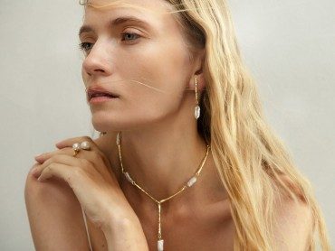 Gargantilla NAGORI de plata con perlas