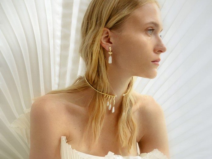 Pendientes de plata con perlas