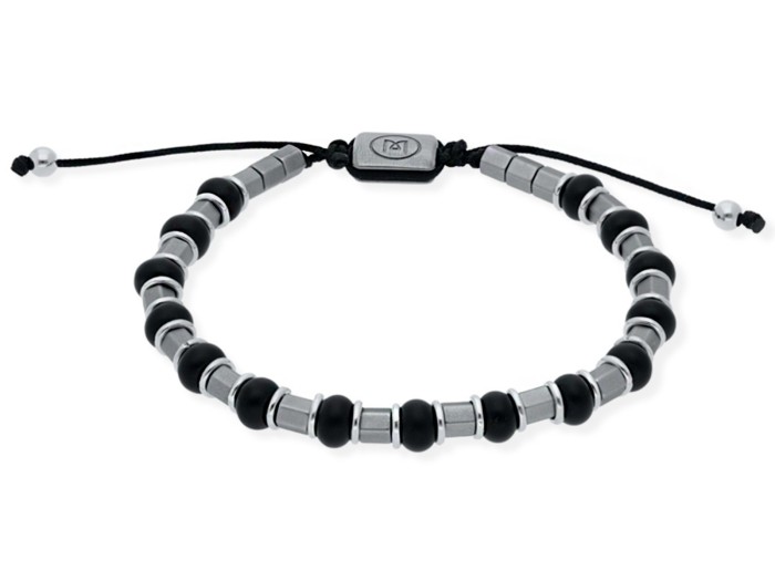 Pulsera de plata onix