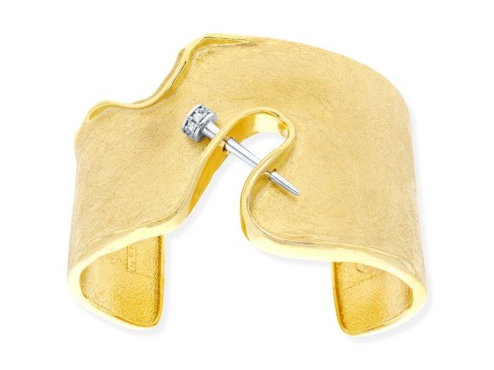 Brazalete de plata Silk