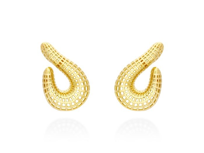 Pendientes de plata trepadores Tweed