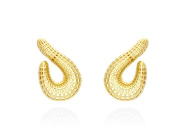 Pendientes de plata trepadores Tweed