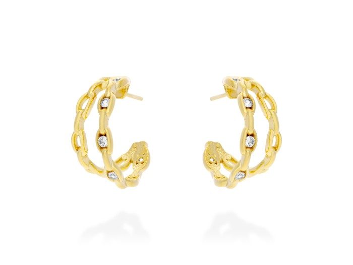 Pendientes de plata aros Tweed