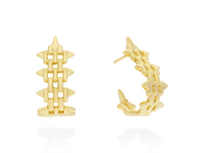 Pendientes de plata aros Panther