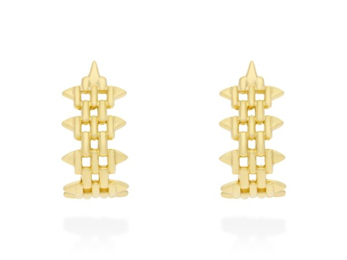 Pendientes de plata aros Panther