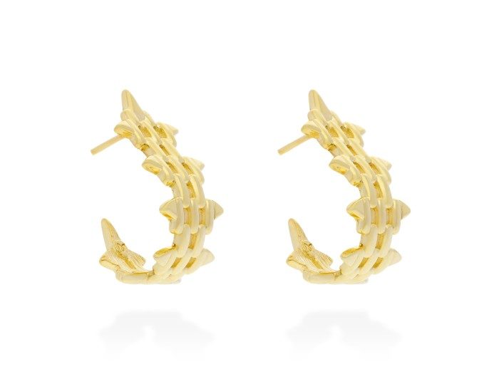 Pendientes de plata aros Panther