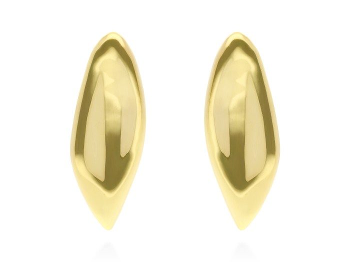 Pendientes de plata grandes Moare