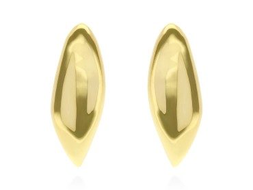 Pendientes de plata grandes Moare