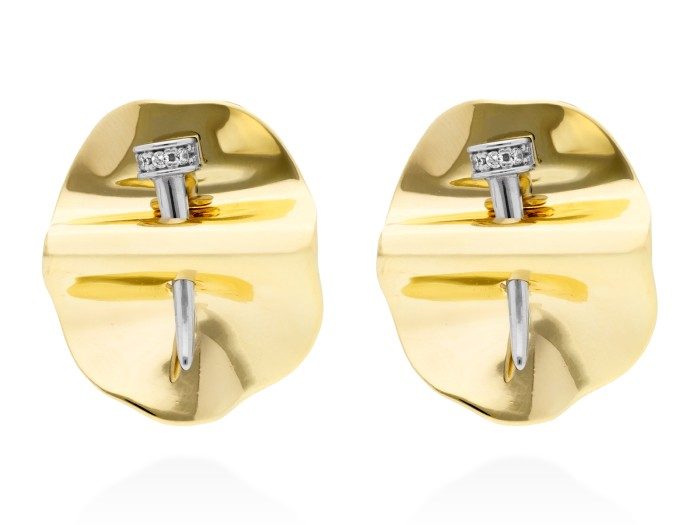 Pendientes de plata Silk